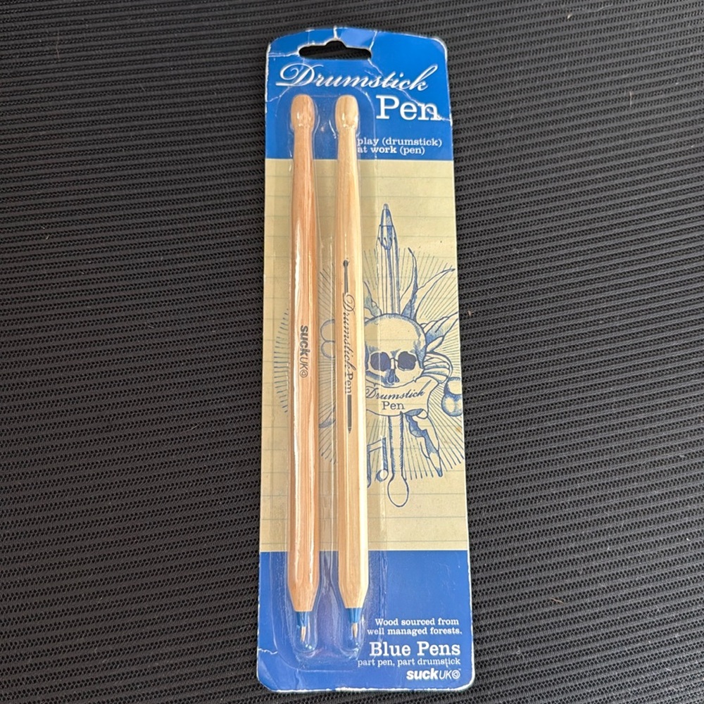 Drumstick Blue Pens